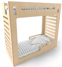 Ліжко двоярусне IndigoWood CuRocks 2.0 natural wood